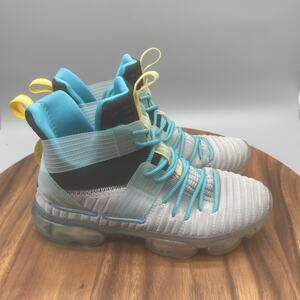 Vitike Shoes Boys Size 6 / 38 Gray Blue High Top Basketball Comfort Sneakers